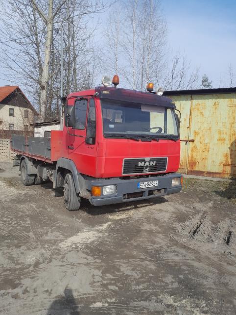 Ciężarówka MAN - transport materiałów Zawiercie